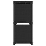 vidaXL Raft expunere, 5 cuburi, negru, 103x30x72,5 cm, material textil vidaXL Raft expunere, 5 cuburi, negru, 103x30x72,5 cm, material textil