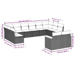 vidaXL Set canapele de grădină cu perne, 12 piese, bej, poliratan vidaXL Set canapele de grădină cu perne, 12 piese, bej, poliratan