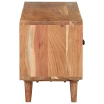 vidaXL Comodă TV, 115x30x39 cm, lemn masiv de acacia