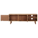 vidaXL Comodă TV, 115x30x39 cm, lemn masiv de acacia