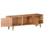 vidaXL Comodă TV, 115x30x39 cm, lemn masiv de acacia