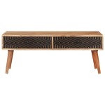 vidaXL Măsuță de cafea, 100x50x39 cm, lemn masiv de acacia vidaXL Măsuță de cafea, 100x50x39 cm, lemn masiv de acacia