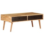 vidaXL Măsuță de cafea, 100x50x39 cm, lemn masiv de acacia vidaXL Măsuță de cafea, 100x50x39 cm, lemn masiv de acacia