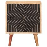 vidaXL Noptieră, 40x30x50 cm, lemn masiv de acacia vidaXL Noptieră, 40x30x50 cm, lemn masiv de acacia