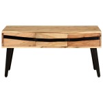 vidaXL Măsuță de cafea, 88x50x42 cm, lemn masiv de acacia vidaXL Măsuță de cafea, 88x50x42 cm, lemn masiv de acacia