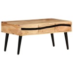 vidaXL Măsuță de cafea, 88x50x42 cm, lemn masiv de acacia vidaXL Măsuță de cafea, 88x50x42 cm, lemn masiv de acacia