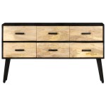 vidaXL Dulap, 110x33x64 cm, lemn masiv de mango