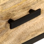 vidaXL Dulap, 110x33x64 cm, lemn masiv de mango
