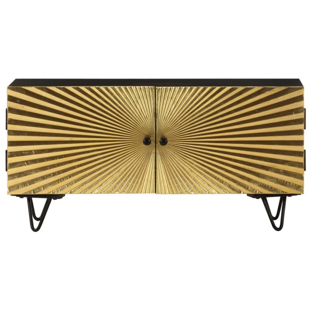 vidaXL Comodă TV, 90x30x45 cm, lemn masiv de mango
