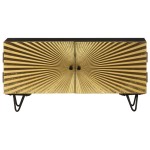 vidaXL Comodă TV, 90x30x45 cm, lemn masiv de mango