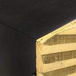 vidaXL Comodă TV, 90x30x45 cm, lemn masiv de mango