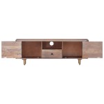 vidaXL Comodă TV, 118x30x40 cm, lemn masiv de acacia vidaXL Comodă TV, 118x30x40 cm, lemn masiv de acacia