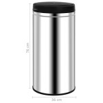 vidaXL Coș de gunoi automat cu senzor, 70 L, oțel inoxidabil vidaXL Coș de gunoi automat cu senzor, 70 L, oțel inoxidabil
