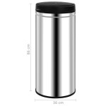vidaXL Coș de gunoi automat cu senzor, 80 L, oțel inoxidabil vidaXL Coș de gunoi automat cu senzor, 80 L, oțel inoxidabil