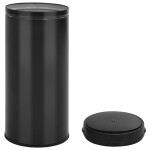 vidaXL Coș de gunoi automat cu senzor, 80 L, negru, oțel carbon vidaXL Coș de gunoi automat cu senzor, 80 L, negru, oțel carbon