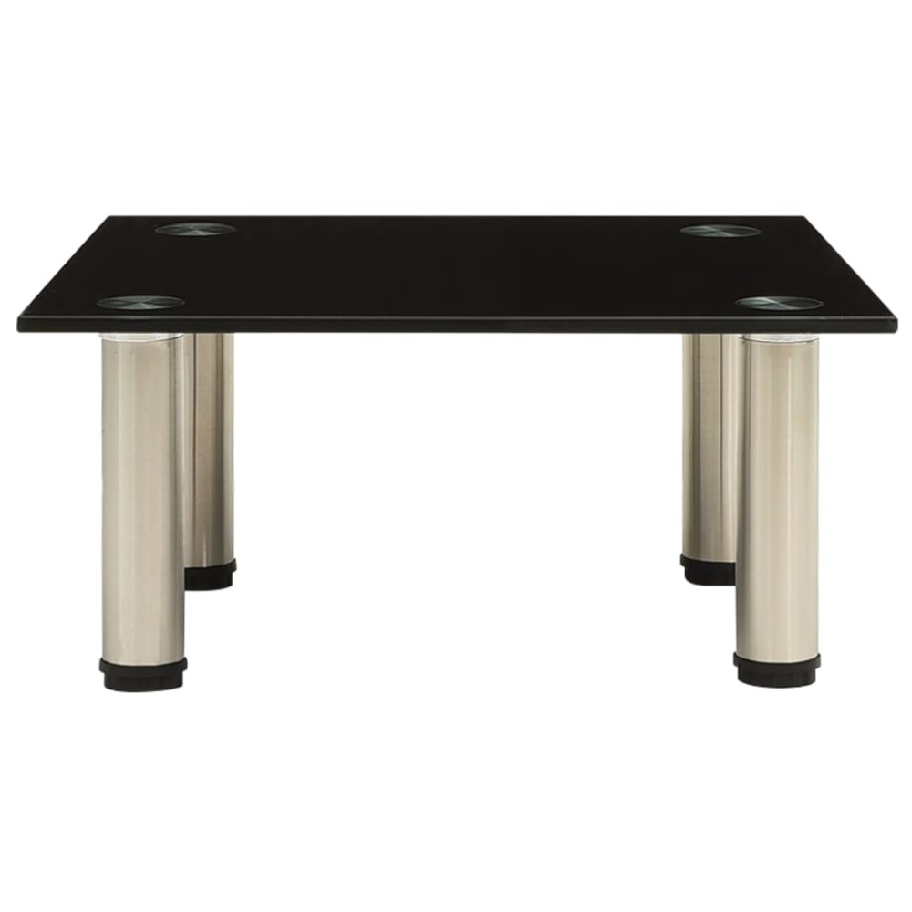 vidaXL Suport TV, negru, 40 x 35 x 17 cm, sticlă securizată