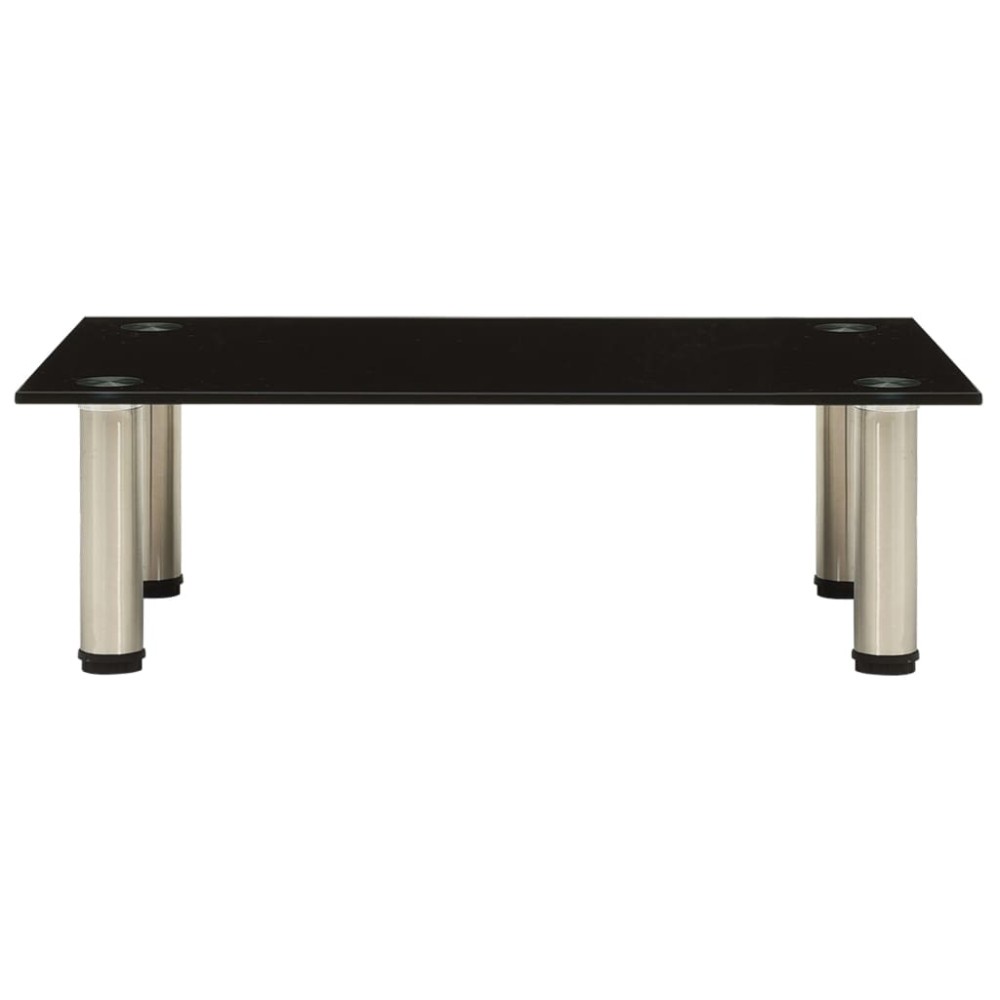 vidaXL Suport TV, negru, 60 x 35 x 17 cm, sticlă securizată