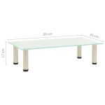 vidaXL Suport TV, mătuit, 60 x 35 x 17 cm, sticlă securizată