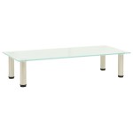 vidaXL Suport TV, mătuit, 80 x 35 x 17 cm, sticlă securizată