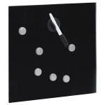 vidaXL Casetă pentru chei cu tablă magnetică, negru, 35 x 35 x 4 cm vidaXL Casetă pentru chei cu tablă magnetică, negru, 35 x 35 x 4 cm