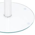 vidaXL Măsuță de cafea, transparent, 40 cm, sticlă securizată