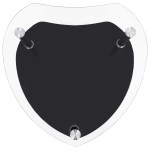vidaXL Masă laterală 2 niveluri transparent/negru 38x38x50 cm sticlă vidaXL Masă laterală 2 niveluri transparent/negru 38x38x50 cm sticlă