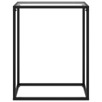 vidaXL Masă consolă, transparent, 60x35x75 cm, sticlă securizată vidaXL Masă consolă, transparent, 60x35x75 cm, sticlă securizată