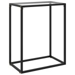 vidaXL Masă consolă, transparent, 60x35x75 cm, sticlă securizată vidaXL Masă consolă, transparent, 60x35x75 cm, sticlă securizată