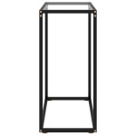 vidaXL Masă consolă, transparent, 60x35x75 cm, sticlă securizată vidaXL Masă consolă, transparent, 60x35x75 cm, sticlă securizată