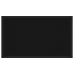 vidaXL Masă consolă, negru, 60x35x75 cm, sticlă securizată