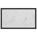 vidaXL Masă consolă, alb, 60x35x75 cm, sticlă securizată vidaXL Masă consolă, alb, 60x35x75 cm, sticlă securizată