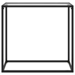 vidaXL Masă consolă, transparent, 80x35x75 cm, sticlă securizată vidaXL Masă consolă, transparent, 80x35x75 cm, sticlă securizată