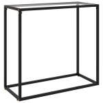 vidaXL Masă consolă, transparent, 80x35x75 cm, sticlă securizată vidaXL Masă consolă, transparent, 80x35x75 cm, sticlă securizată