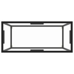 vidaXL Masă consolă, transparent, 80x35x75 cm, sticlă securizată vidaXL Masă consolă, transparent, 80x35x75 cm, sticlă securizată