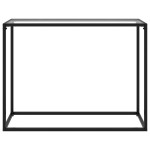 vidaXL Masă consolă, transparent, 100x35x75 cm, sticlă securizată vidaXL Masă consolă, transparent, 100x35x75 cm, sticlă securizată