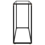 vidaXL Masă consolă, transparent, 100x35x75 cm, sticlă securizată vidaXL Masă consolă, transparent, 100x35x75 cm, sticlă securizată