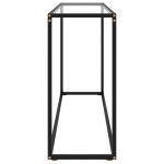 vidaXL Masă consolă, transparent, 120x35x75 cm, sticlă securizată vidaXL Masă consolă, transparent, 120x35x75 cm, sticlă securizată