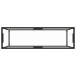 vidaXL Masă consolă, transparent, 120x35x75 cm, sticlă securizată vidaXL Masă consolă, transparent, 120x35x75 cm, sticlă securizată