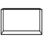 vidaXL Masă consolă, negru, 120x35x75 cm, sticlă securizată