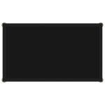 vidaXL Masă consolă, negru, 60 x 35 x 75 cm, sticlă securizată