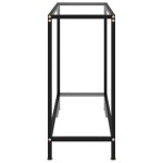 vidaXL Masă consolă, transparent, 80 x 35 x 75 cm, sticlă securizată vidaXL Masă consolă, transparent, 80 x 35 x 75 cm, sticlă securizată