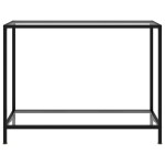 vidaXL Masă consolă, transparent, 100 x 35 x 75 cm, sticlă securizată vidaXL Masă consolă, transparent, 100 x 35 x 75 cm, sticlă securizată