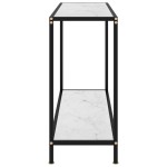 vidaXL Masă consolă, alb, 100 x 35 x 75 cm, sticlă securizată vidaXL Masă consolă, alb, 100 x 35 x 75 cm, sticlă securizată