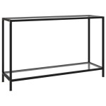 vidaXL Masă consolă, transparent, 120 x 35 x 75 cm, sticlă securizată vidaXL Masă consolă, transparent, 120 x 35 x 75 cm, sticlă securizată