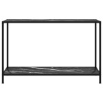 vidaXL Masă consolă, negru, 120 x 35 x 75 cm, sticlă securizată vidaXL Masă consolă, negru, 120 x 35 x 75 cm, sticlă securizată