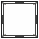 vidaXL Măsuță de cafea, negru, 60x60x35 cm, sticlă securizată vidaXL Măsuță de cafea, negru, 60x60x35 cm, sticlă securizată