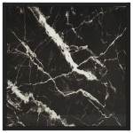 vidaXL Măsuță de cafea, negru cu sticlă neagră marmorată, 60x60x35 cm vidaXL Măsuță de cafea, negru cu sticlă neagră marmorată, 60x60x35 cm