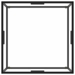 vidaXL Măsuță de cafea, negru cu sticlă securizată, 80x80x35 cm vidaXL Măsuță de cafea, negru cu sticlă securizată, 80x80x35 cm