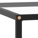 vidaXL Măsuță de cafea, negru cu sticlă securizată, 80x80x35 cm vidaXL Măsuță de cafea, negru cu sticlă securizată, 80x80x35 cm
