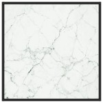 vidaXL Măsuță de cafea, neagră cu sticlă albă marmorată, 80x80x35 cm vidaXL Măsuță de cafea, neagră cu sticlă albă marmorată, 80x80x35 cm